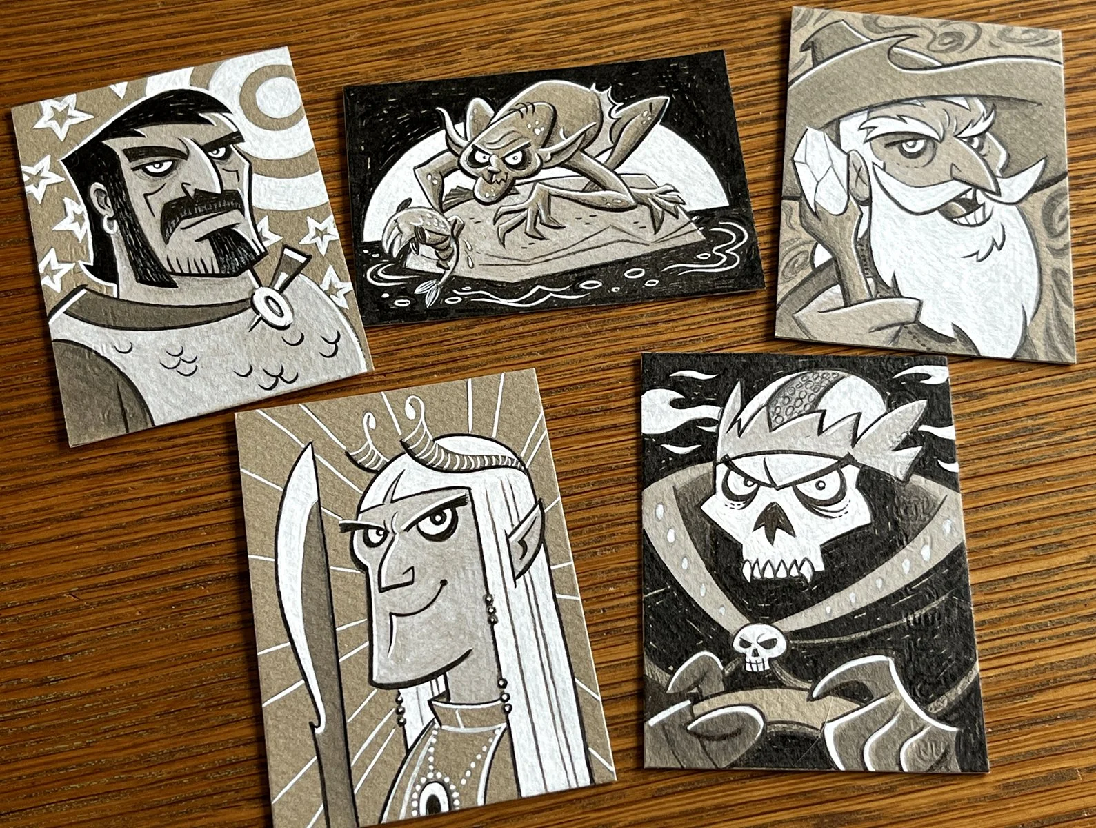 【原画】harold Mcneil 　スケッチ original art — Glen Mullaly Illustration